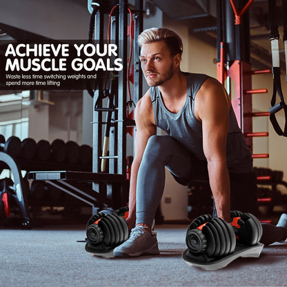 Powertrain 48k Adjustable Dumbbell Home Gym Set
