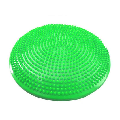 Balance Stability Cushion Wobble Air Disc Ankle Knee Strength Rehab Exercise - Black