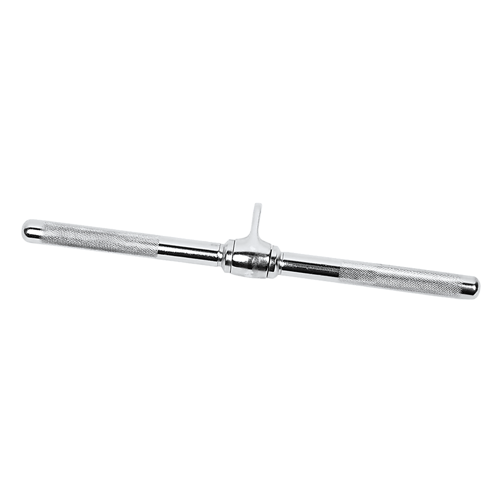 Revolving Straight Bar – Gym Cable Attachment for Tricep, Bicep & Pulley Workouts