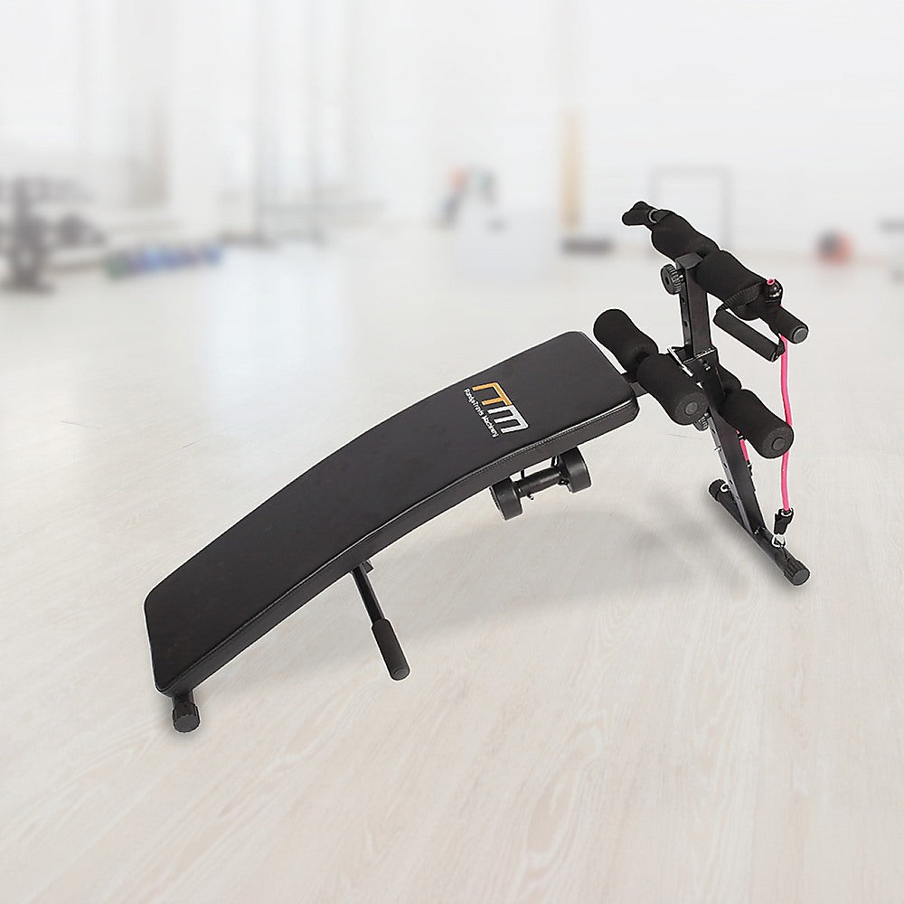 Foldable Incline Sit Up Bench for Home Gym Ab Workout Training