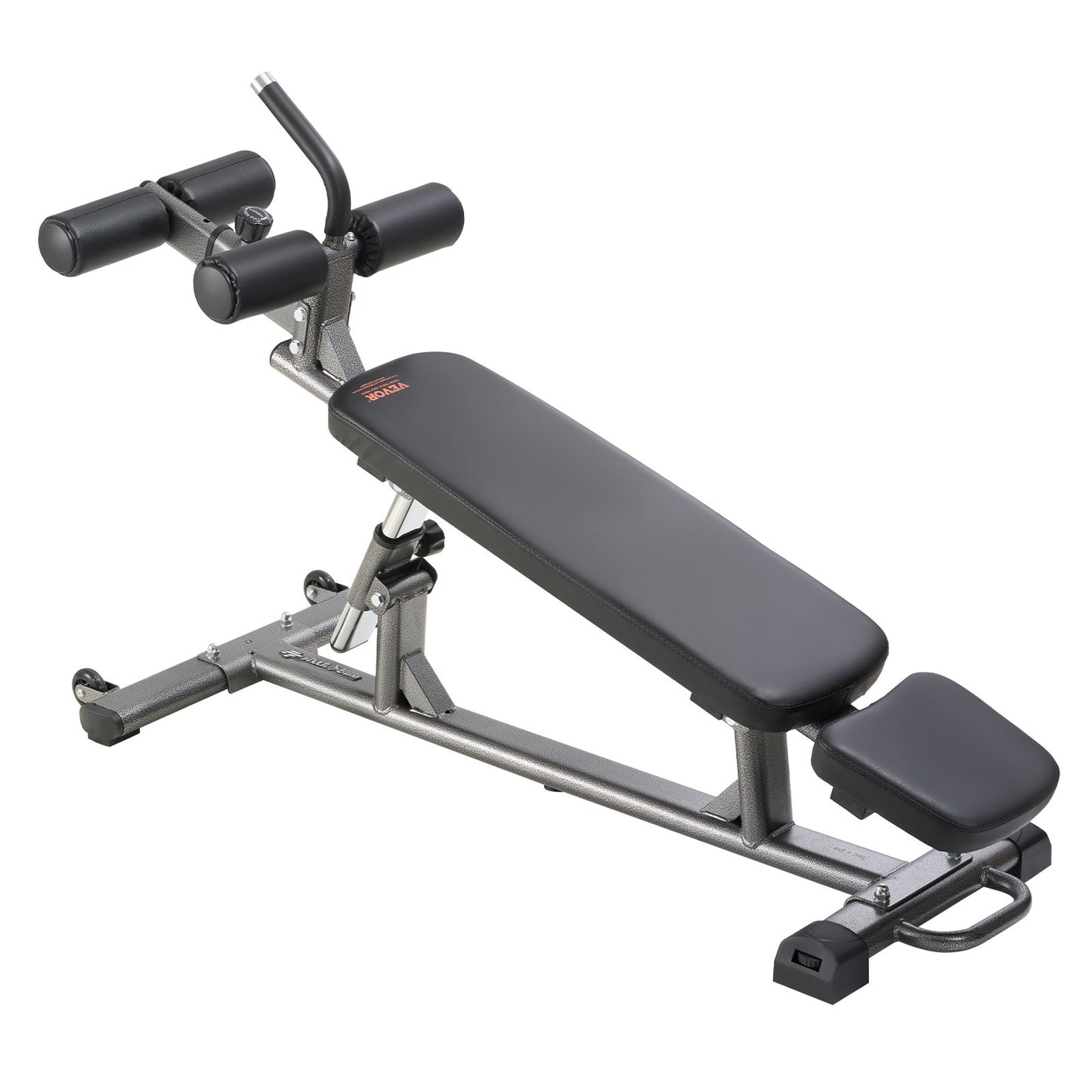 Sit Up Bench, Decline Ab Bench with Reverse Crunch Handle, with 4 Adjustable Height Settings, Heavy Duty Steel, 454 kg Capacity, for Home Gym Workouts, Strength Training, Full Body Muscles